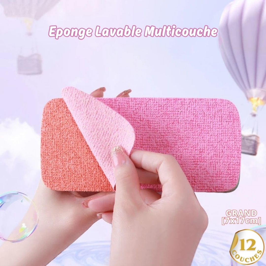 Eponge Lavable Multicouche