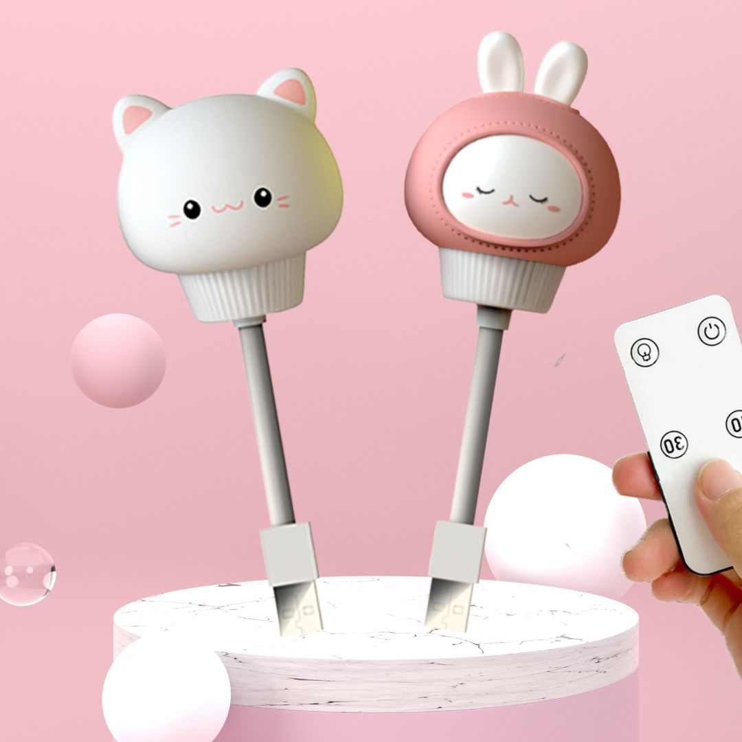LOT DE 2 Veilleuses tactile à LED | Touch-Night Lamp™ - Bébé Diana