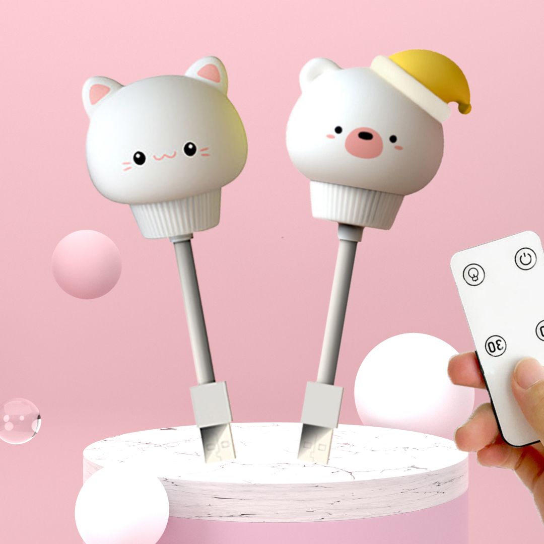 LOT DE 2 Veilleuses tactile à LED | Touch-Night Lamp™ - Bébé Diana