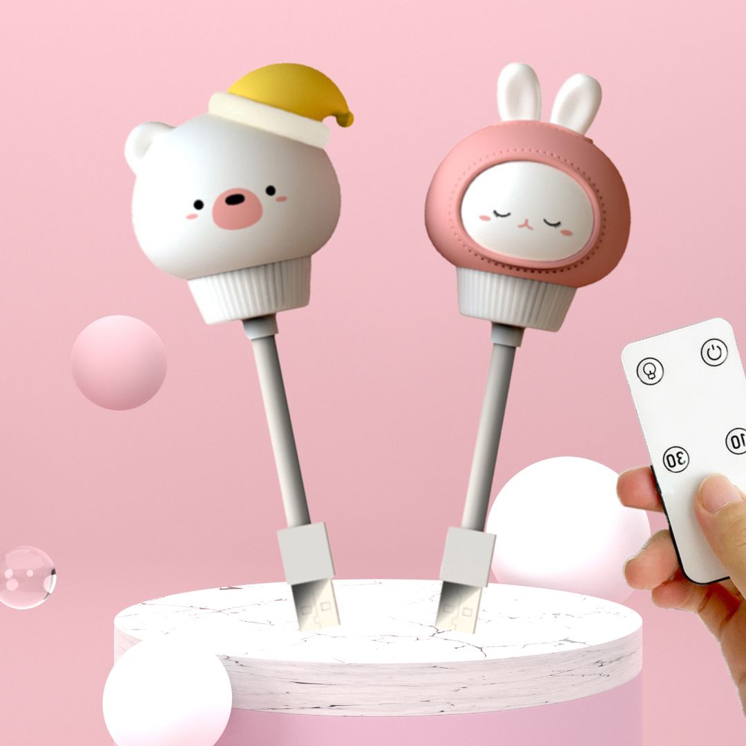 LOT DE 2 Veilleuses tactile à LED | Touch-Night Lamp™ - Bébé Diana